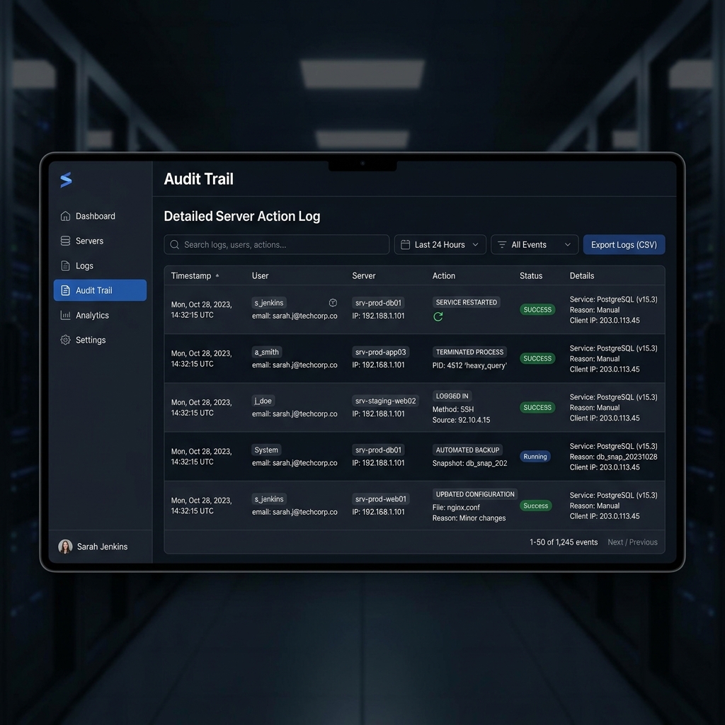 Audit Trail Logs