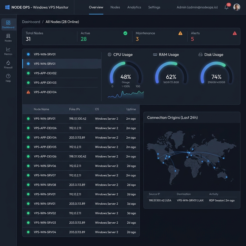 RCC Sentinel Dashboard Preview